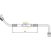 NAPA Brake Hydraulic Hose Line Front Right NBH1213