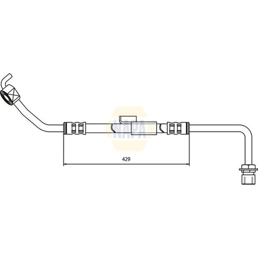 NAPA Brake Hydraulic Hose Line Front Right NBH1213