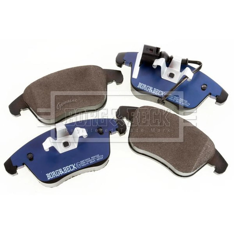 Borg & Beck Front & Rear Brake Discs & Pads fits Audi Q3 2013-2018 1.4 2.0