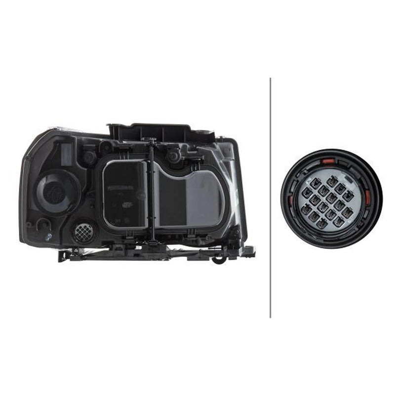Hella Headlight Headlamp HB3 Left fits Land Rover Freelander 2 2006-2014