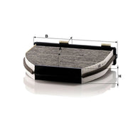 MANN-FILTER Service Kit with Air, Oil & Cabin Filters fits Mercedes-Benz E-Class