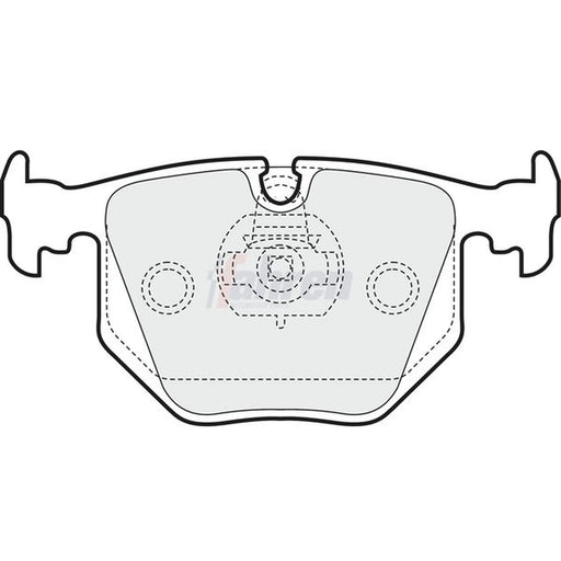 Fahren Rear Brake Discs & Pads fits Land Rover Range Rover 2002-2012 3.0 4.4