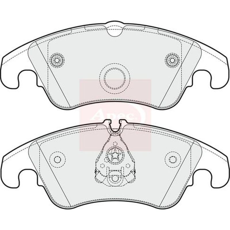 Apec Front Brake Pad Set PAD1749
