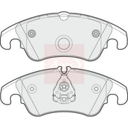Apec Front Brake Pad Set fits Ford Focus II 2009-2011 2.5