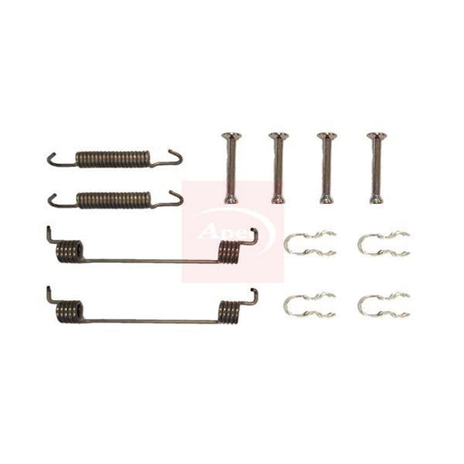 Apec Brake Shoe Accessory Kit Rear fits Fiat 500 2007 on 1.2 1.3