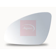 Apec Exterior Wing Mirror Glass Left fits Toyota Auris 2012-2018