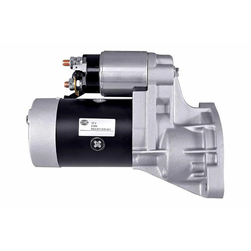 Hella Starter Motor 12V 2kW 9 Teeth fits Nissan Almera 1995-2000 2.0
