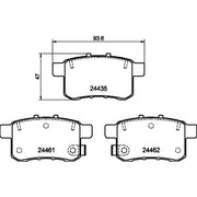 DON Front & Rear Pads fits Honda Accord VIII 2008-2015 2.0 2.2 2.4