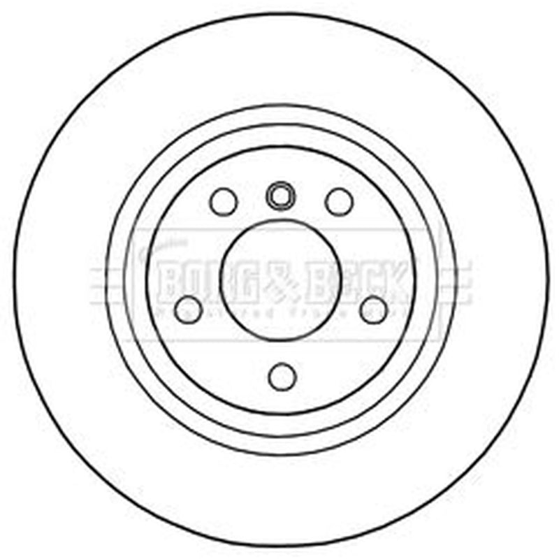 Borg & Beck Front Vented & Rear Vented Brake Discs & Pads fits BMW X4 2015-2018