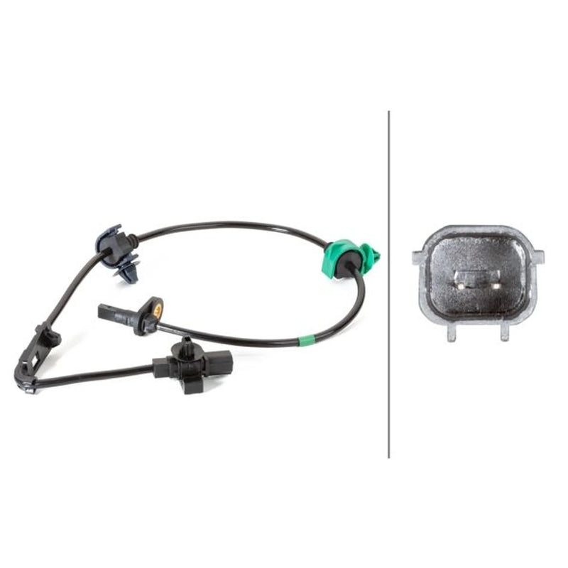 Hella ABS Wheel Speed Sensor Front fits Honda Civic VIII 2006-2012 1.4