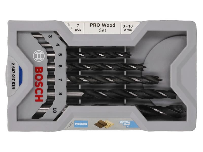 Bosch Powertool Accessories Professional Robust Line Brad Point Drill Bit Set, 7 Piece Bosch Powertool Accessories - Town Tools