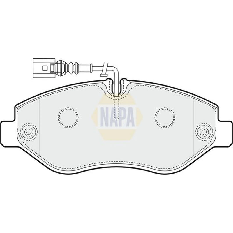 NAPA Front Brake Pad Set fits Nissan Cabstar 2006-2013