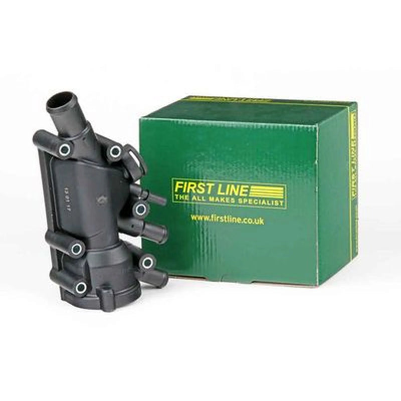 First Line Coolant Flange Housing Connector fits Ford Fiesta 1995-2002 1.0 1.3