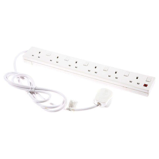 Smj Extension Lead 240V 6-Way 13A Switched Neon 2m SMJ - NN4 Online