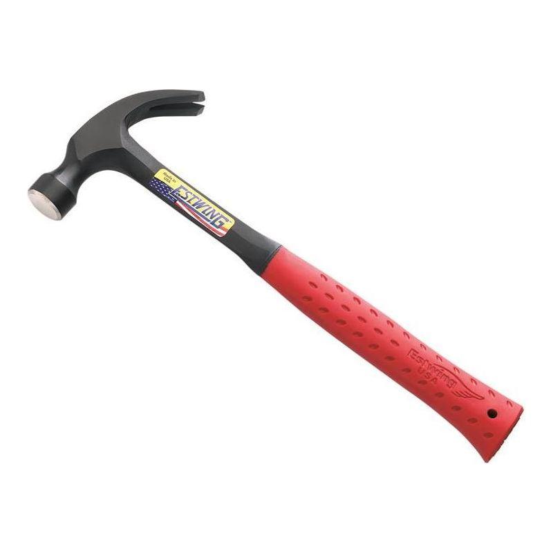 Estwing E3/20C Curved Claw Hammer - Red Vinyl Grip 560g (20oz) Estwing - NN4 Online