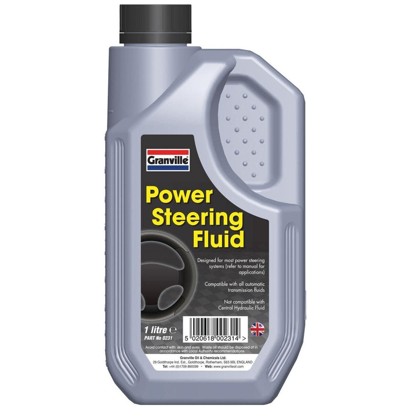 Granville Power Steering Fluid Synthetic Oil Based Hydraulic Lubricant 1 Litre Granville - Dynamic Drive