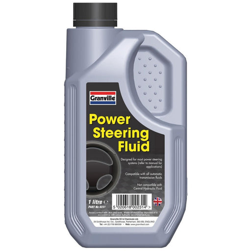Granville Power Steering Fluid Synthetic Oil Based Hydraulic Lubricant 1 Litre Granville - Dynamic Drive