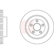 Apec 2 x Vented Brake Discs fits Jaguar S-Type II 1999-2007 3.0