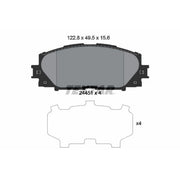Textar Front Brake Pad Set 2445101