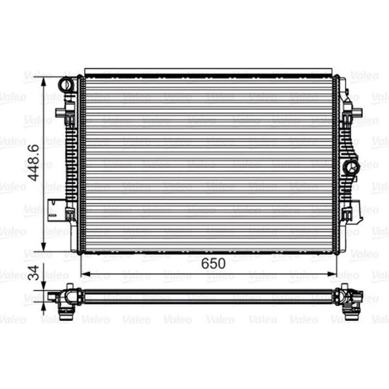 Valeo Engine Radiator 735622