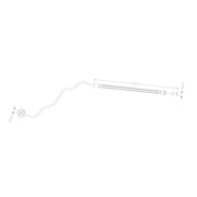 Juratek Brake Hydraulic Hose Line Rear Left fits Citroën C3 II 2009-2016 1.2 1.6