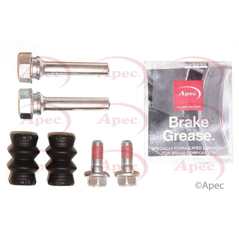 Apec Brake Caliper Guide Sleeve Kit Rear Left fits Hyundai Getz 2003-2009 1.5