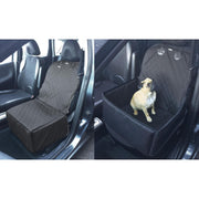 Dog Car Front Seat Cover Pet Safety Protector Hammock Waterproof Mat & Seatbelt Streetwize  - Dynamic Drive