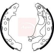 Apec Brake Shoe Set Axle Kit SHU839