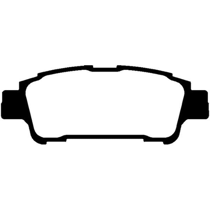 Abtex Rear Brake Pad Set fits Toyota Avensis Verso 2001-2009 2.0