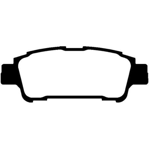 Abtex Rear Brake Pad Set fits Toyota Avensis Verso 2001-2009 2.0