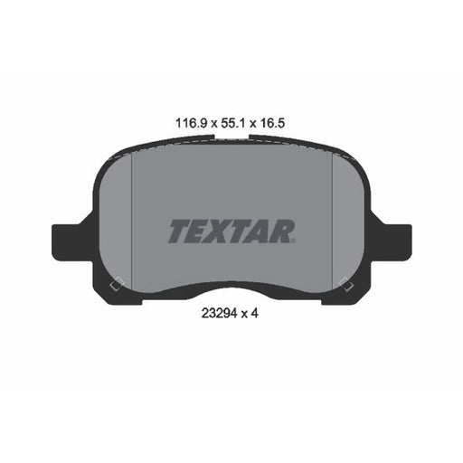 Textar Front Brake Pad Set 2329402