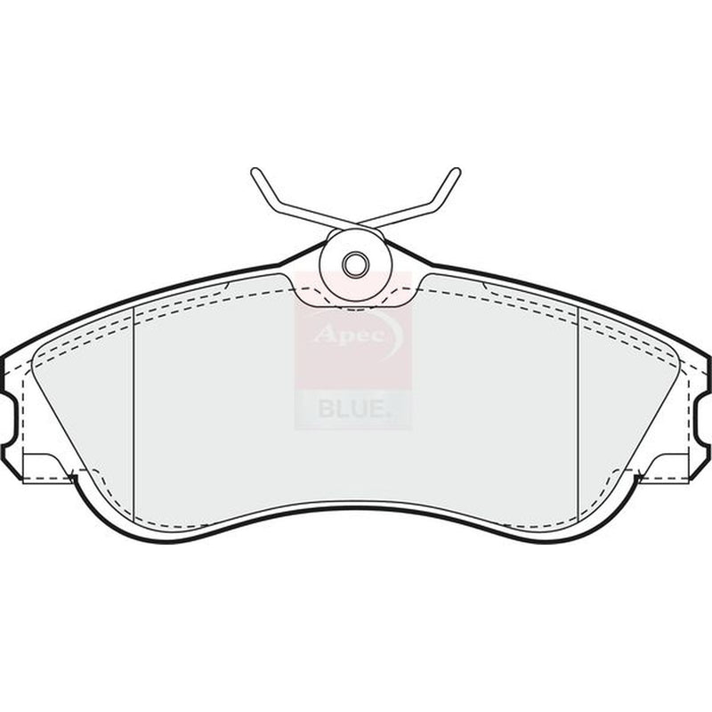 Apec Front Brake Pad Set fits Citroën Berlingo / Berlingo First 2002-2008 1.6
