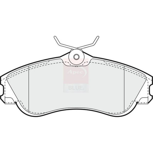 Apec Front Brake Pad Set fits Citroën Berlingo / Berlingo First 2002-2008 1.6