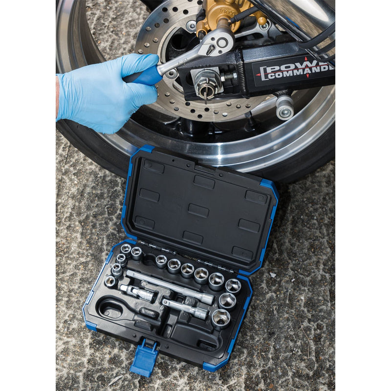 Draper Metric Socket Set, 3/8" Sq. Dr. (18 Piece) 16359 Draper - Dynamic Drive