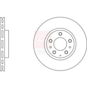 Apec Front Brake Vented Discs & Pads fits Mazda 6 2007-2013 1.8 2.0 2.2 2.5
