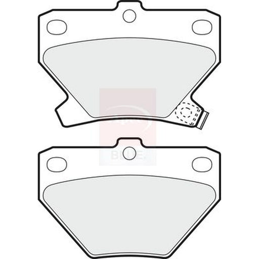 Apec Front & Rear Pads fits Toyota Prius Liftback 2003-2009 1.5