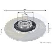 Comline Front & Rear Brake Discs & Pads fits Renault Scénic III 2009-2016 2.0