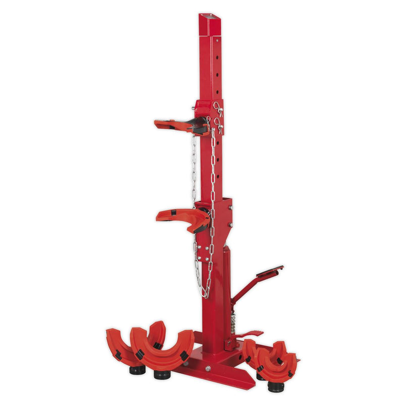Sealey Coil Spring Compressing Station with Gauge Hydraulic 2000kg Capacity Sealey - Dynamic Drive