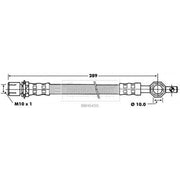 Borg & Beck Brake Hydraulic Hose Line Rear Right BBH6450