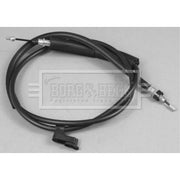 Borg & Beck Handbrake Cable Left Rear BKB2874