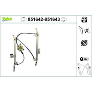 Valeo Electric Window Regulator Lifter Left Front 851642
