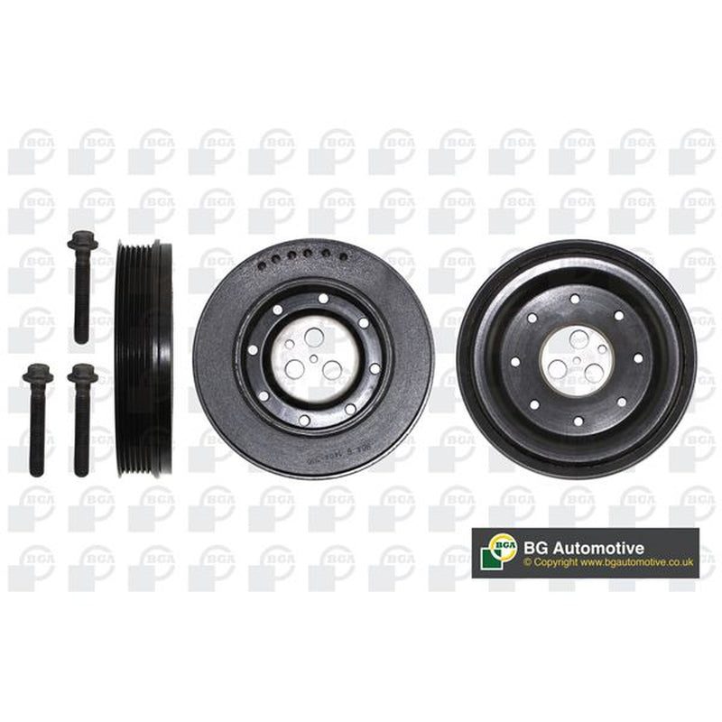 BGA Belt Pulley Set, Crankshaft 167mm fits Ford Mondeo 2000-2007 2.0 2.2