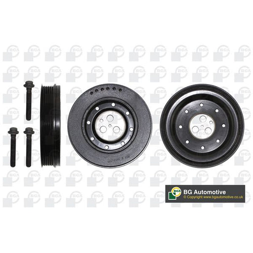 BGA Belt Pulley Set, Crankshaft 167mm fits Ford Mondeo 2000-2007 2.0 2.2