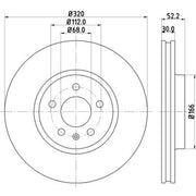 Mintex Front Brake Discs & Pads fits Audi Q5 2008-2017 2.0 3.0 3.2
