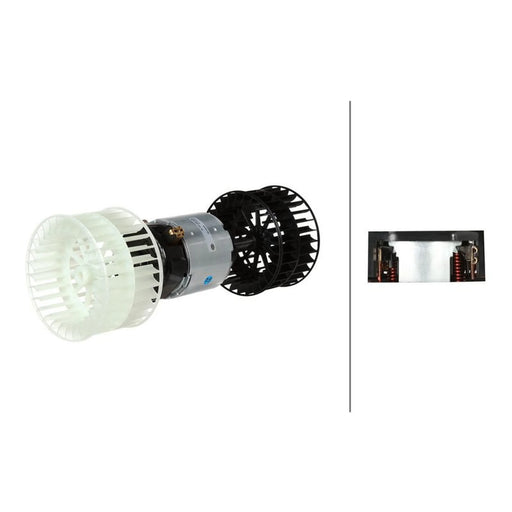 Hella Heater Blower Fan fits Man F90 1986-1997