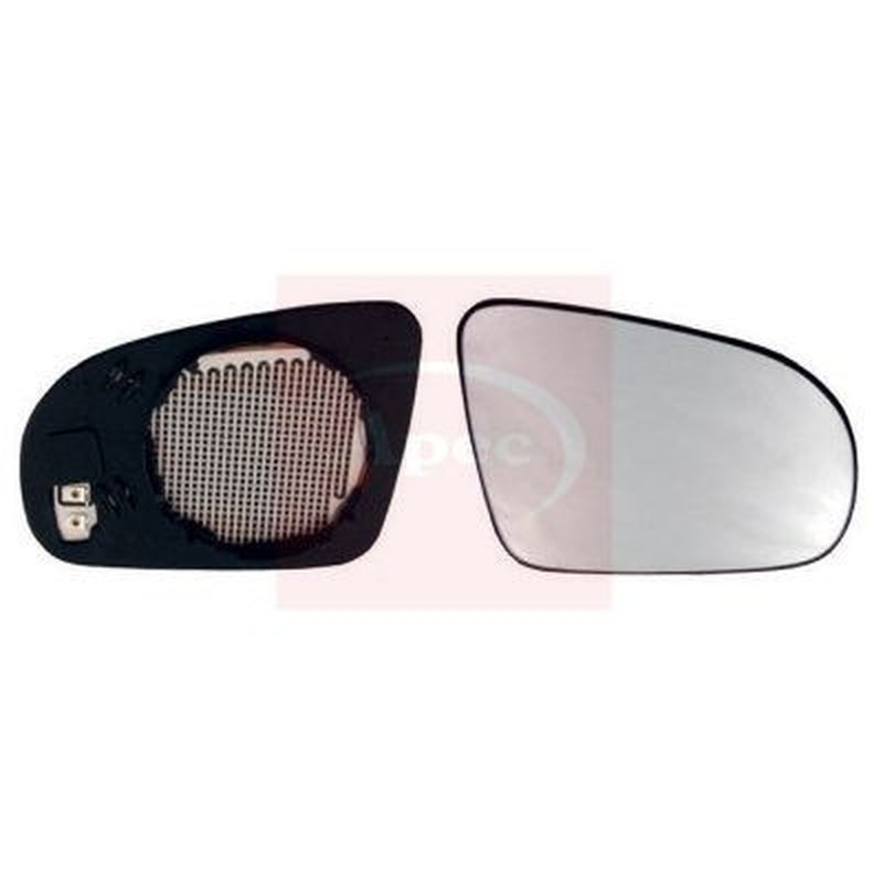 Apec Exterior Wing Mirror Glass Right fits Opel Combo Box Body 2001 on 1.6 1.7