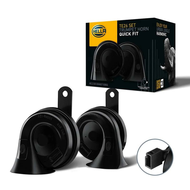 Hella Car Horn Signal Unit fits Abarth 500 / 595 / 695 2008 on 1.4
