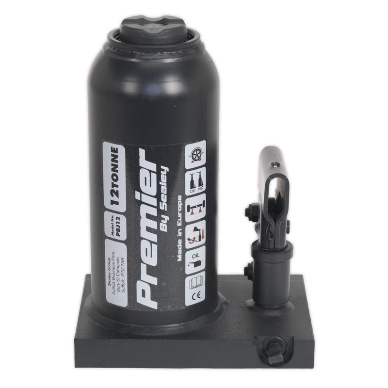 Sealey Premier Bottle Jack 12tonne PBJ12 Sealey  - Dynamic Drive