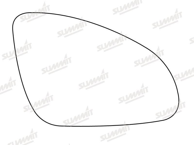Summit Heated Base Plate With Standard Mirror Glass fits Astra J 10 On RHS Summit - Bars 4 Cars