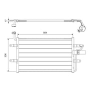 Valeo Air Conditioning Condenser 817245